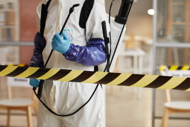 Professional Biohazard Cleanup technician working in Elwood, NE